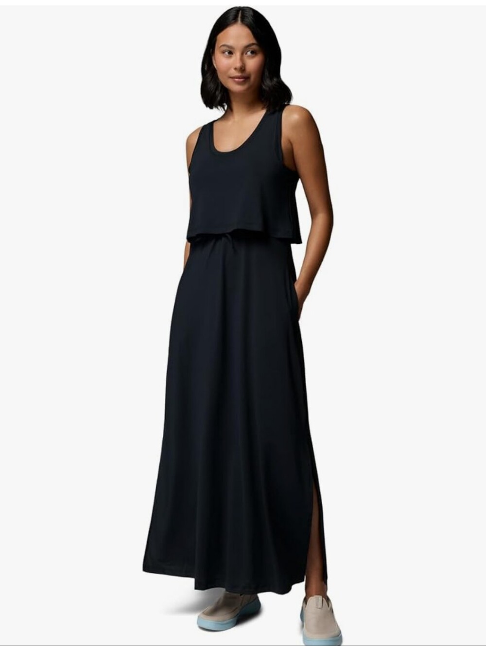 Columbia NEW Women's Size XXL: PFG Freezer Sleeveless Black Maxi Dress